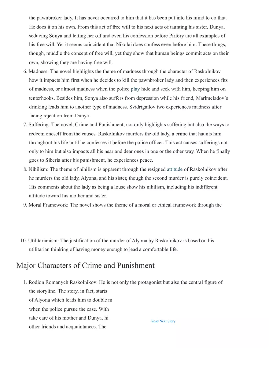 Crime and Punishment - Study Guide and Literary Analysis - Page 8