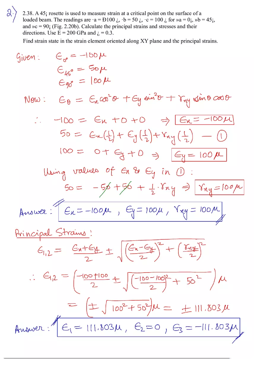 Machine Design Homework Solutions - Page 2
