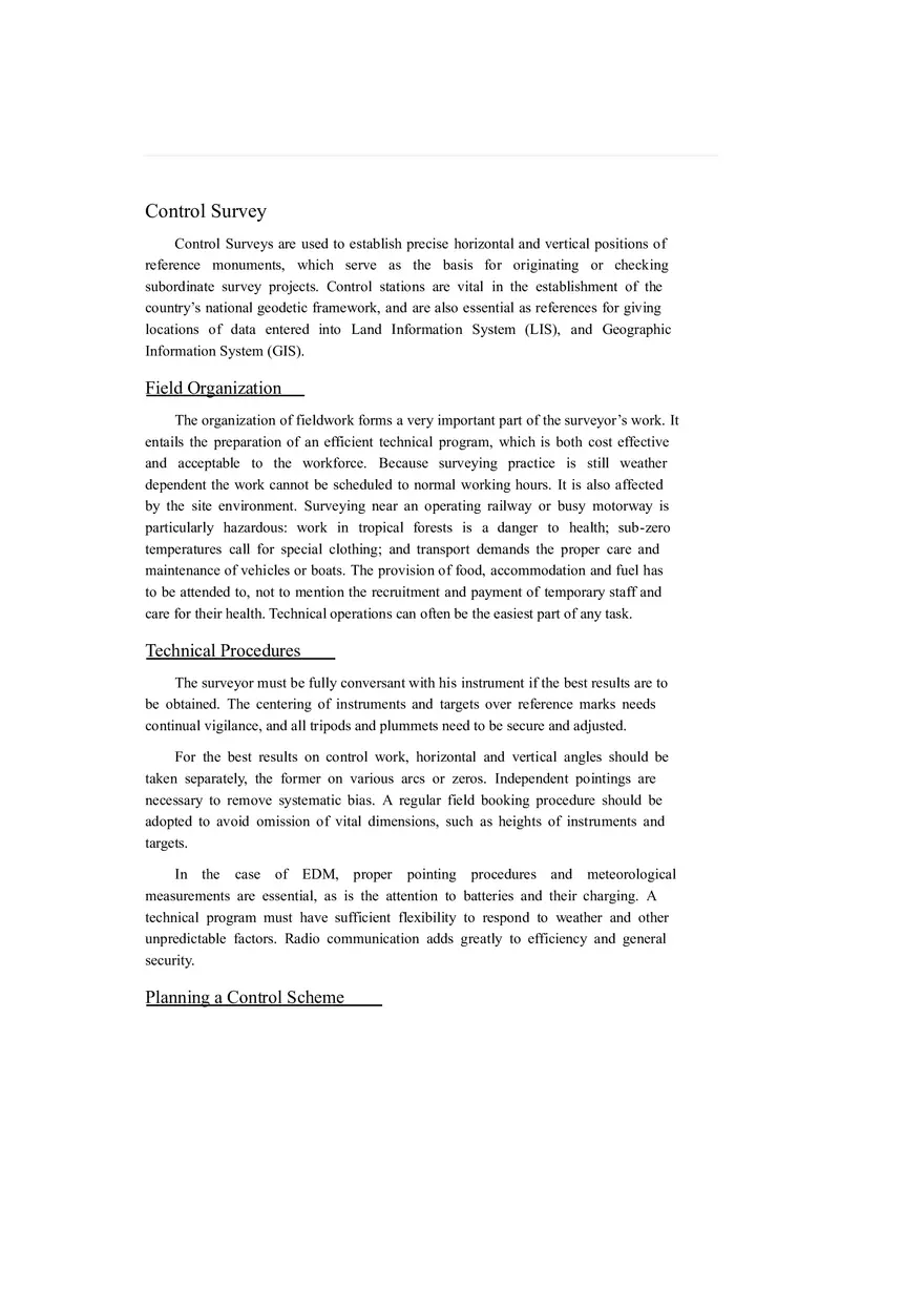Introduction to Control Surveying - Page 5
