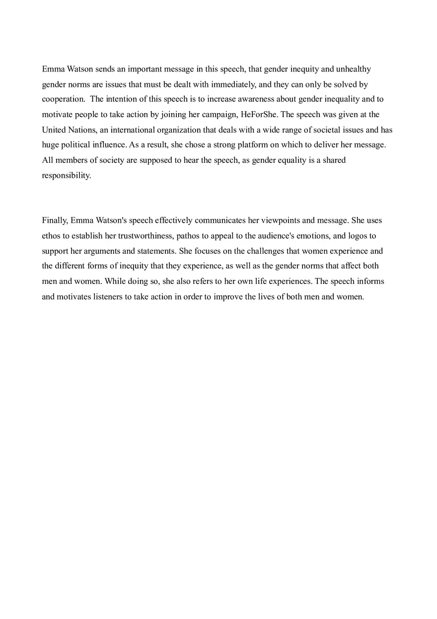Emma Watson Speech Analysis - Page 3