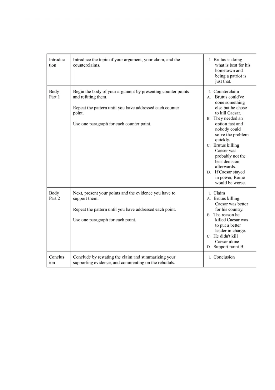 Outline Your Argument - Page 1