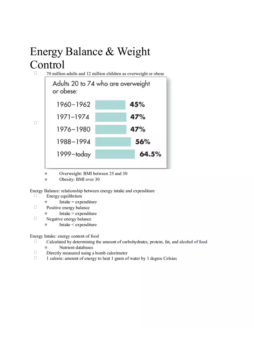 Chapter 4 Alcohol - Energy Balance and Weight Control - Page 1