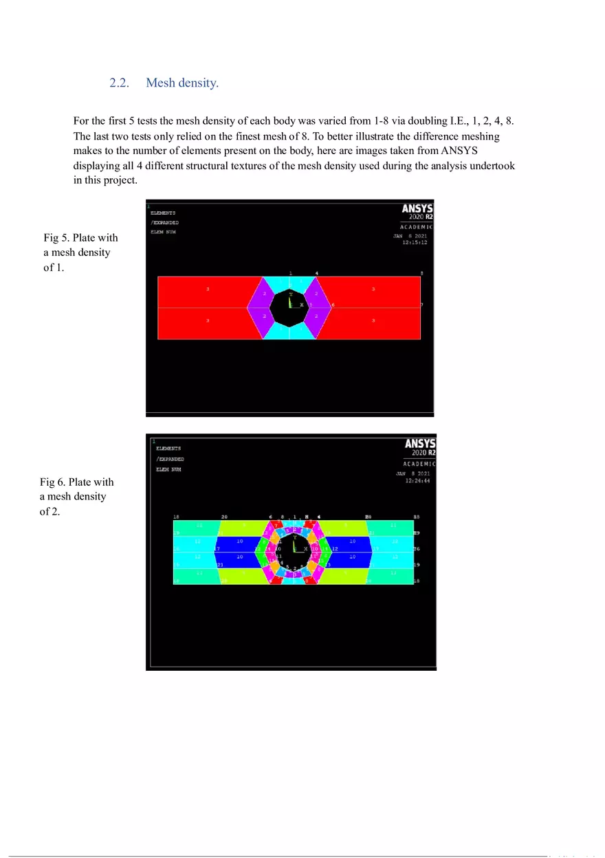 Finite Element Analysis of a Perforated Plate Using ANSYS (Report) - Page 8