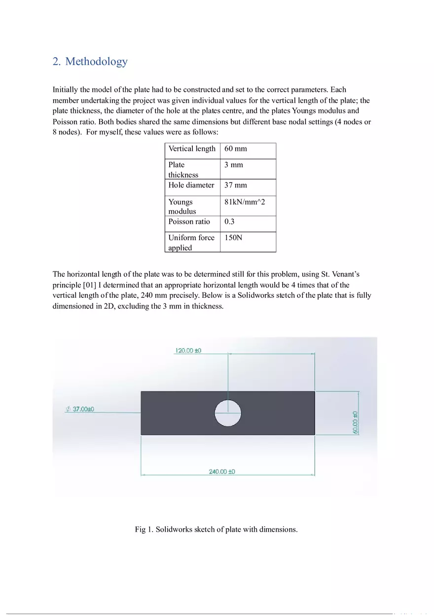 Finite Element Analysis of a Perforated Plate Using ANSYS (Report) - Page 5
