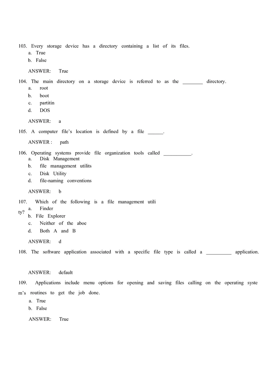 Software - Multiple Choice - Page 6