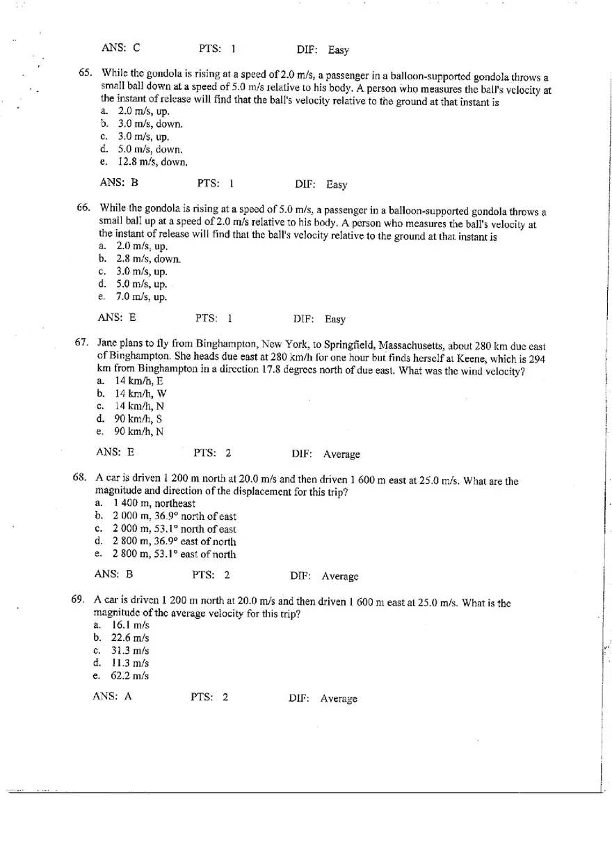 Classical Mechanics - Test Banks and Practical Problems - Page 8
