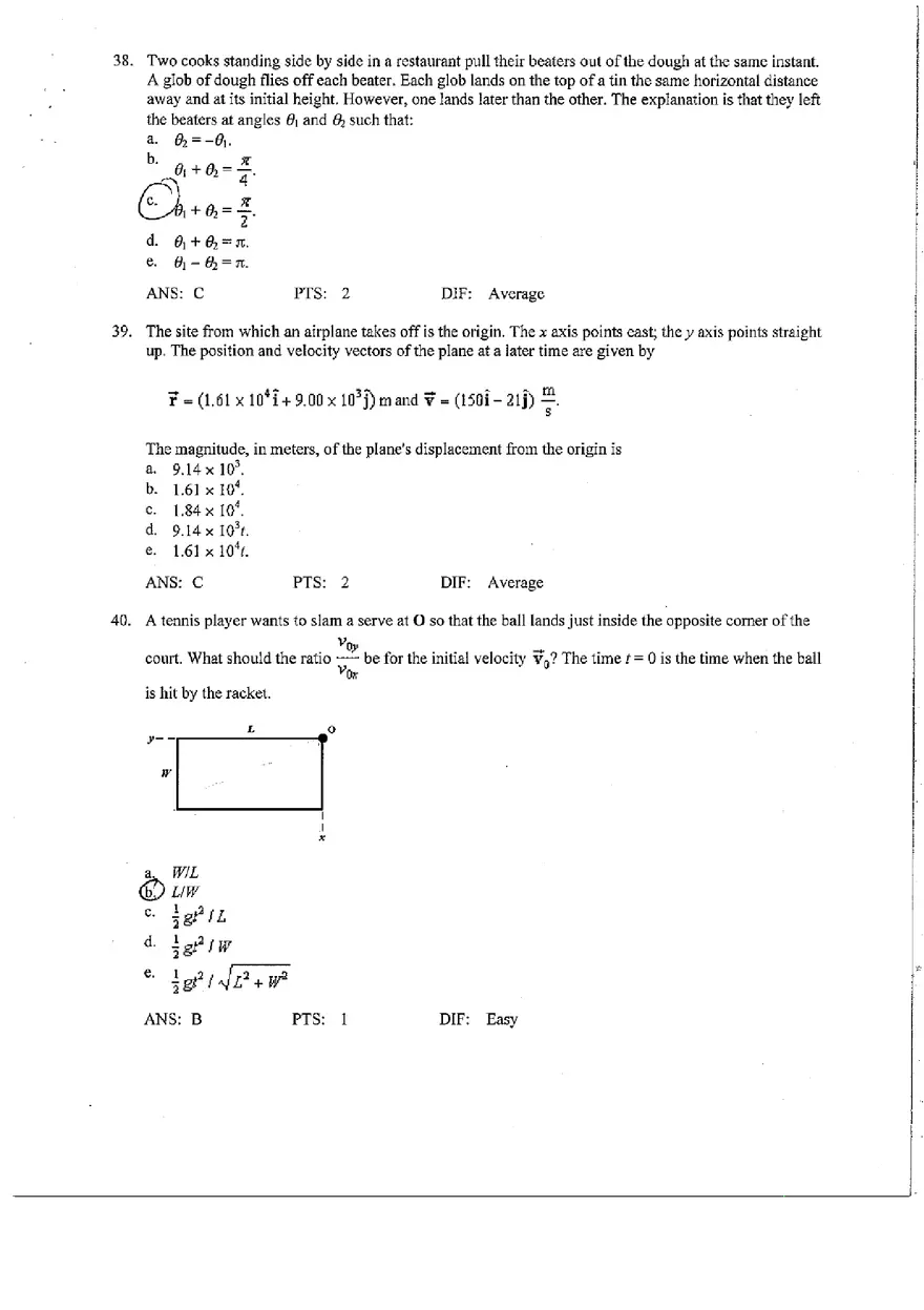 Classical Mechanics - Test Banks and Practical Problems - Page 17