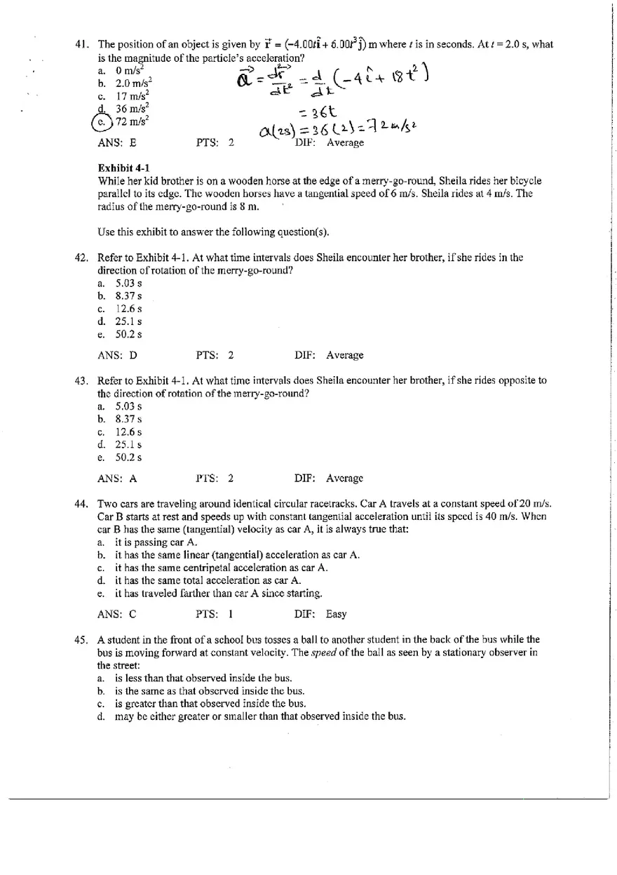 Classical Mechanics - Test Banks and Practical Problems - Page 18