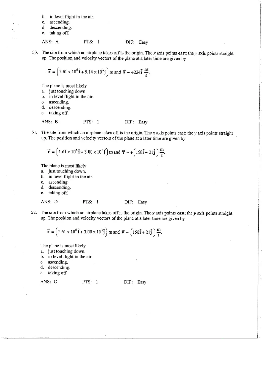 Classical Mechanics - Test Banks and Practical Problems - Page 4