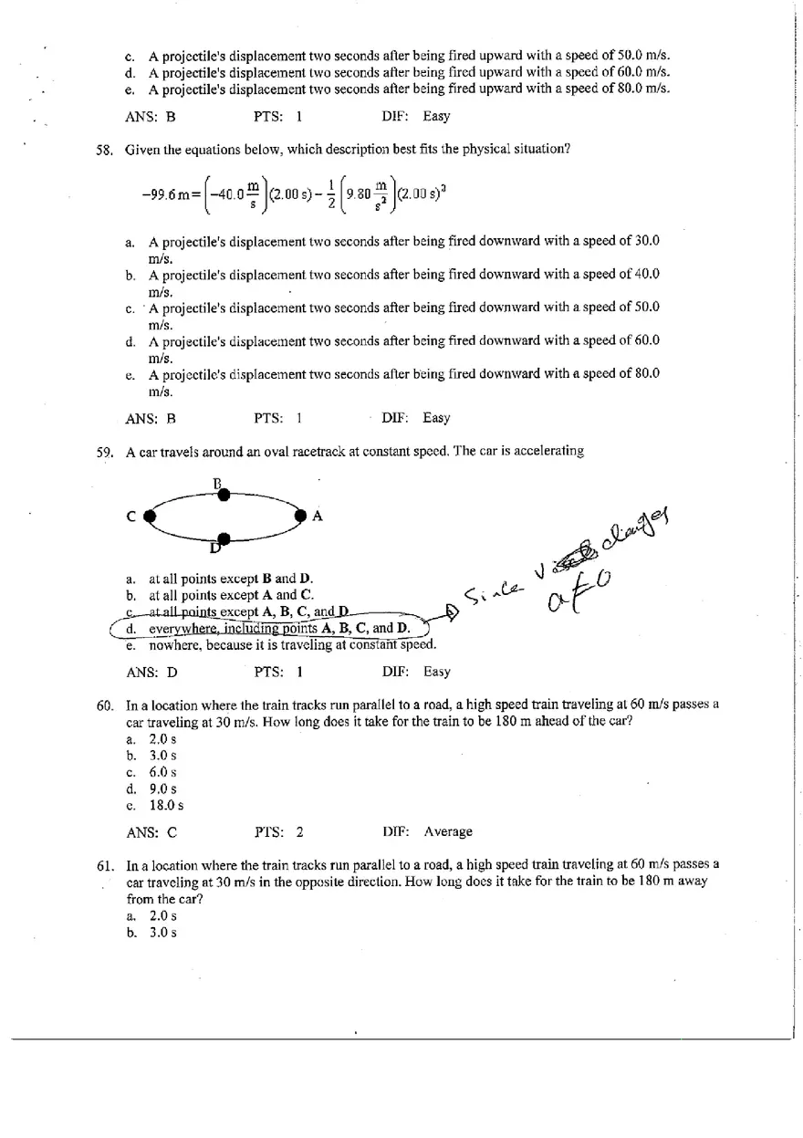 Classical Mechanics - Test Banks and Practical Problems - Page 6