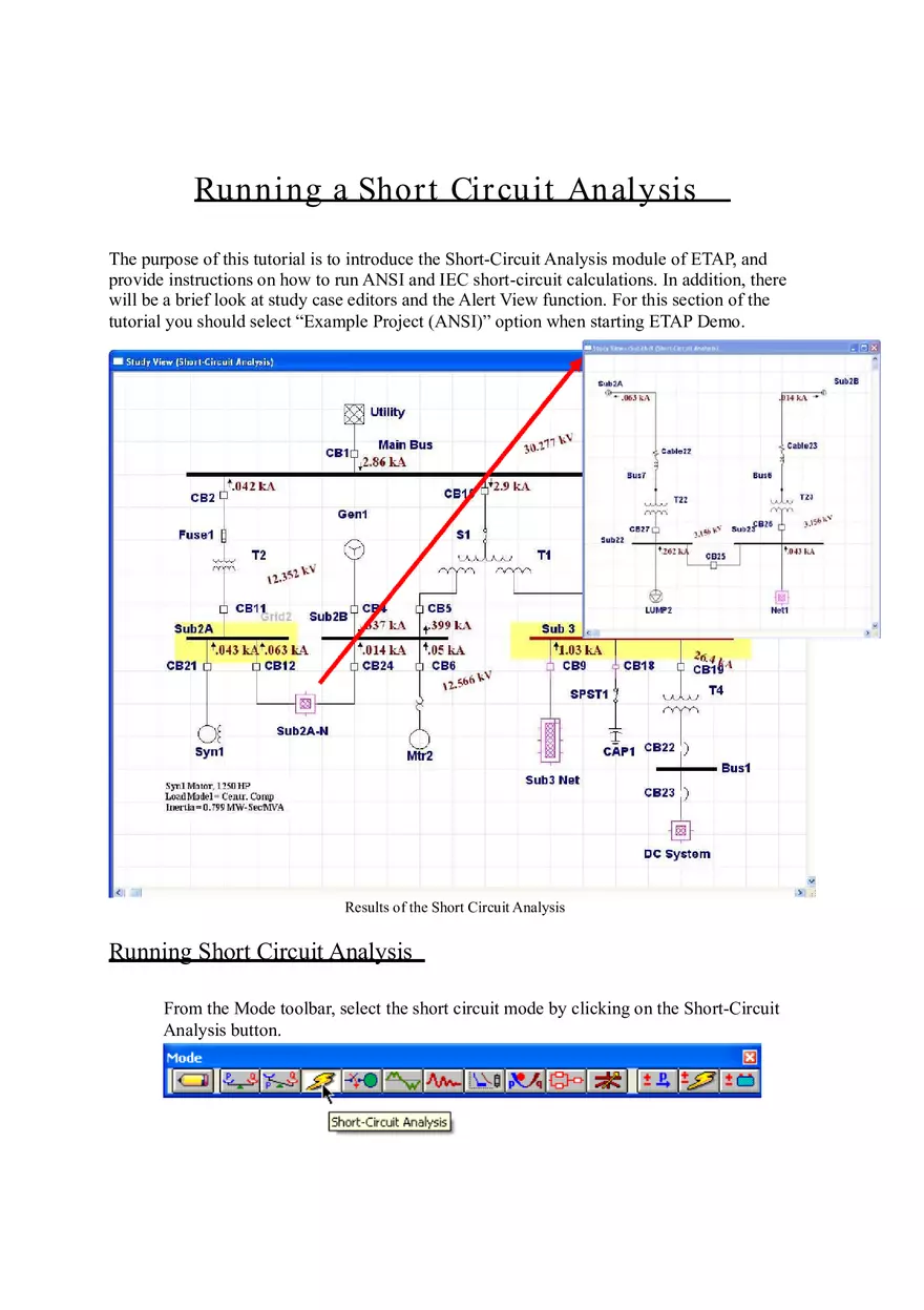 Creating a One-Line Diagram Part II - Page 1