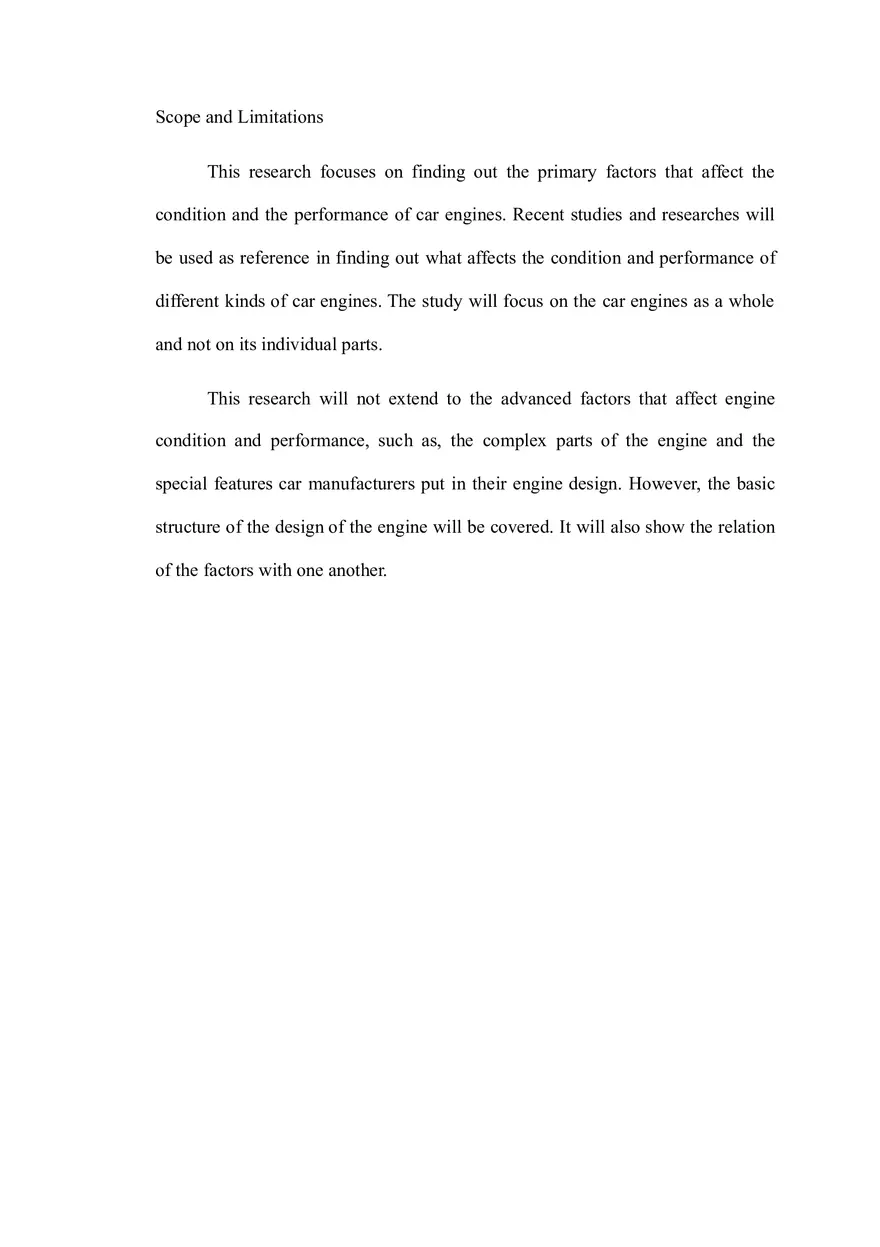 Scope and Limitations Research - Page 1