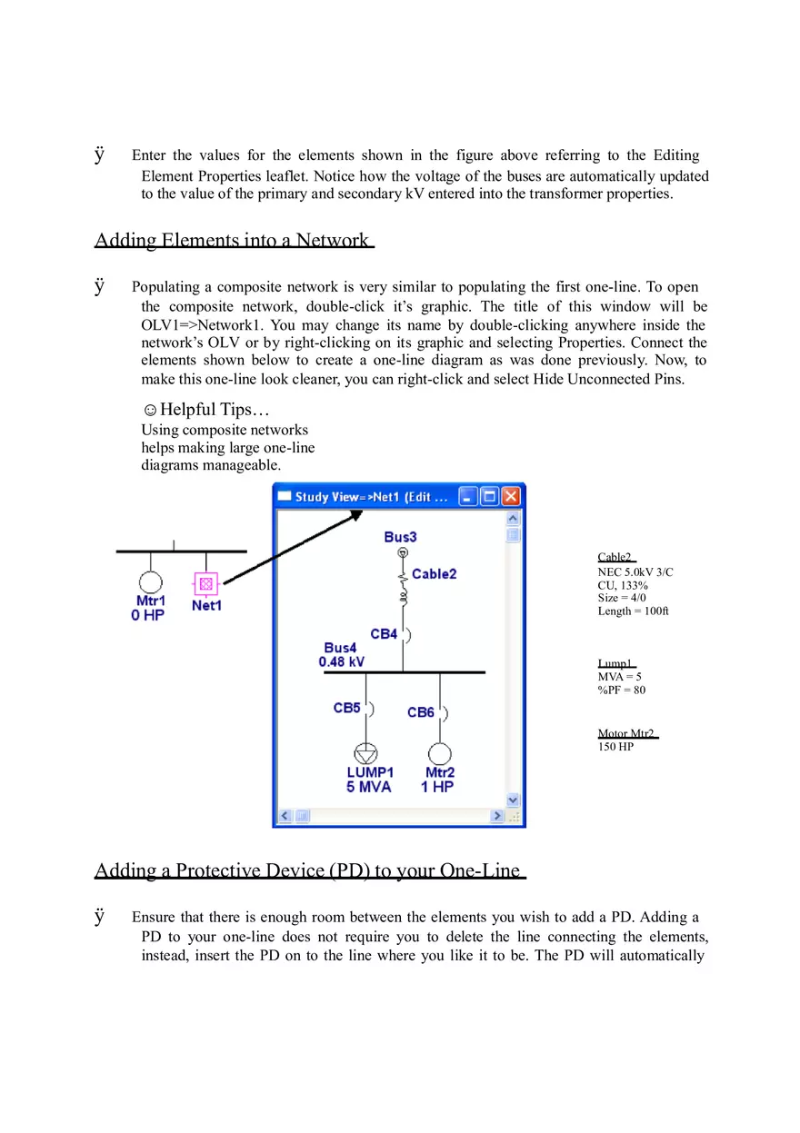 Creating a One-Line Diagram Part I - Page 8