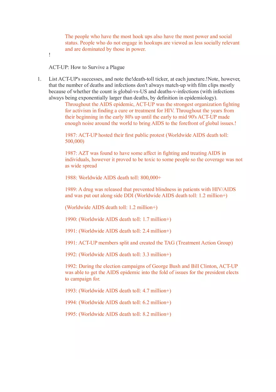 WADE - Hookup Culture Study Guides - Page 2