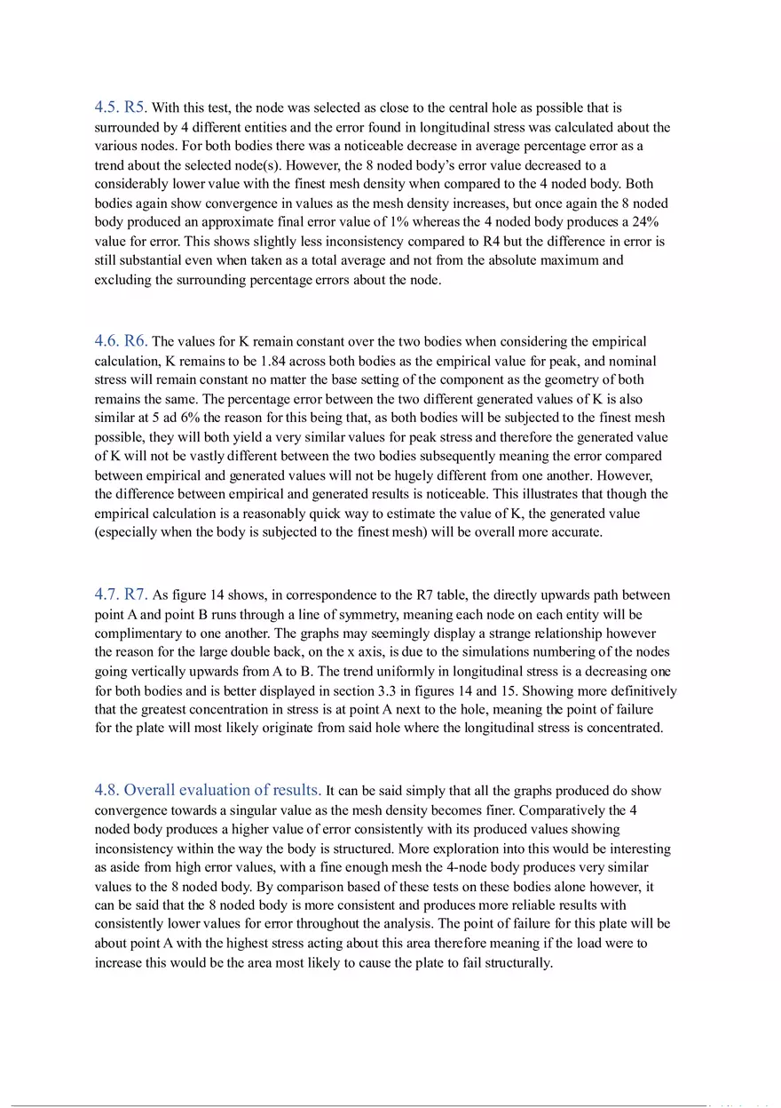 Finite Element Analysis of a Perforated Plate Using ANSYS (Report) Graphs - Page 11