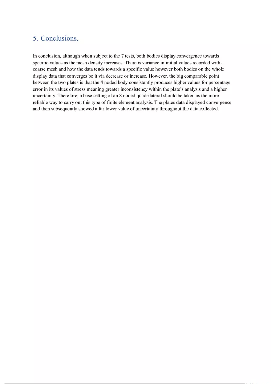 Finite Element Analysis of a Perforated Plate Using ANSYS (Report) Graphs - Page 3