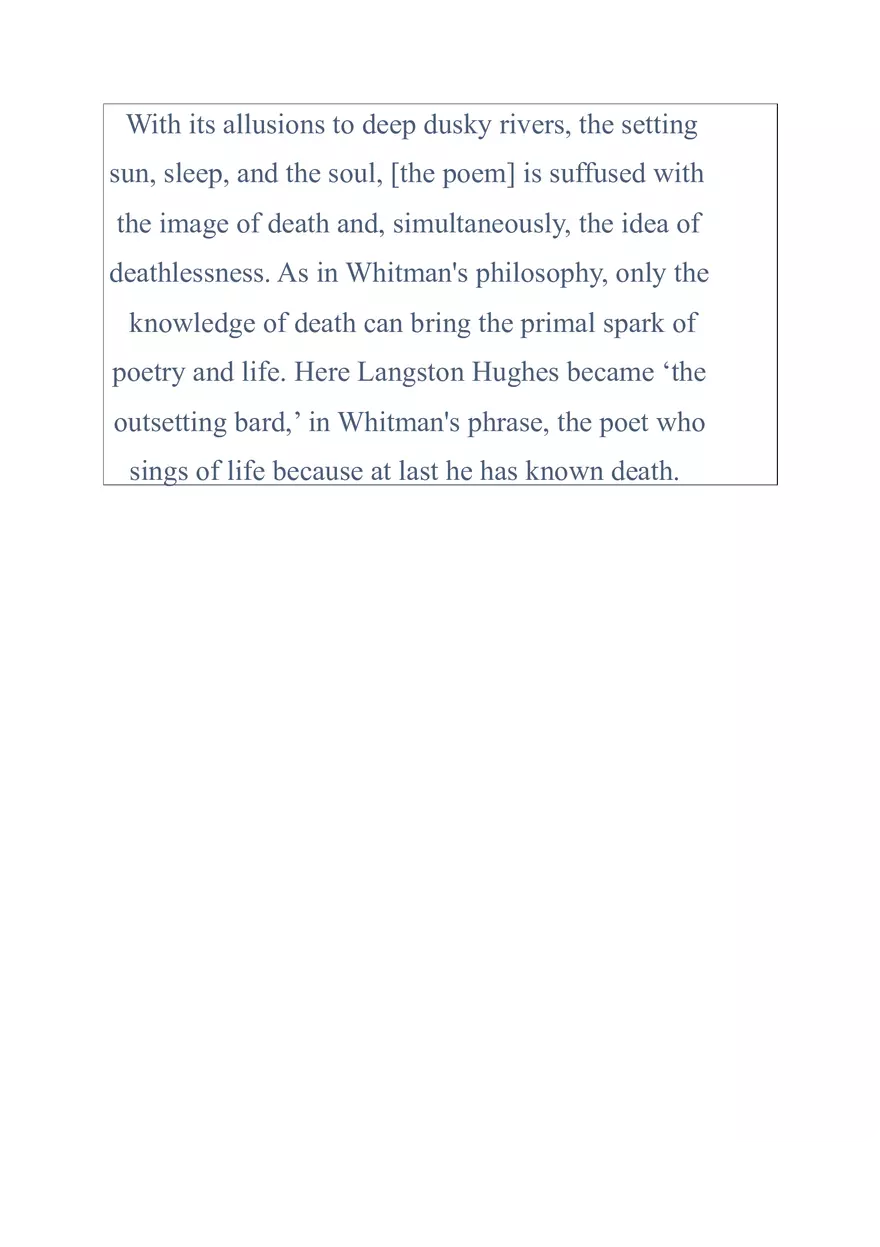 Langston Hughes - Poems Summary and Analysis - Page 5
