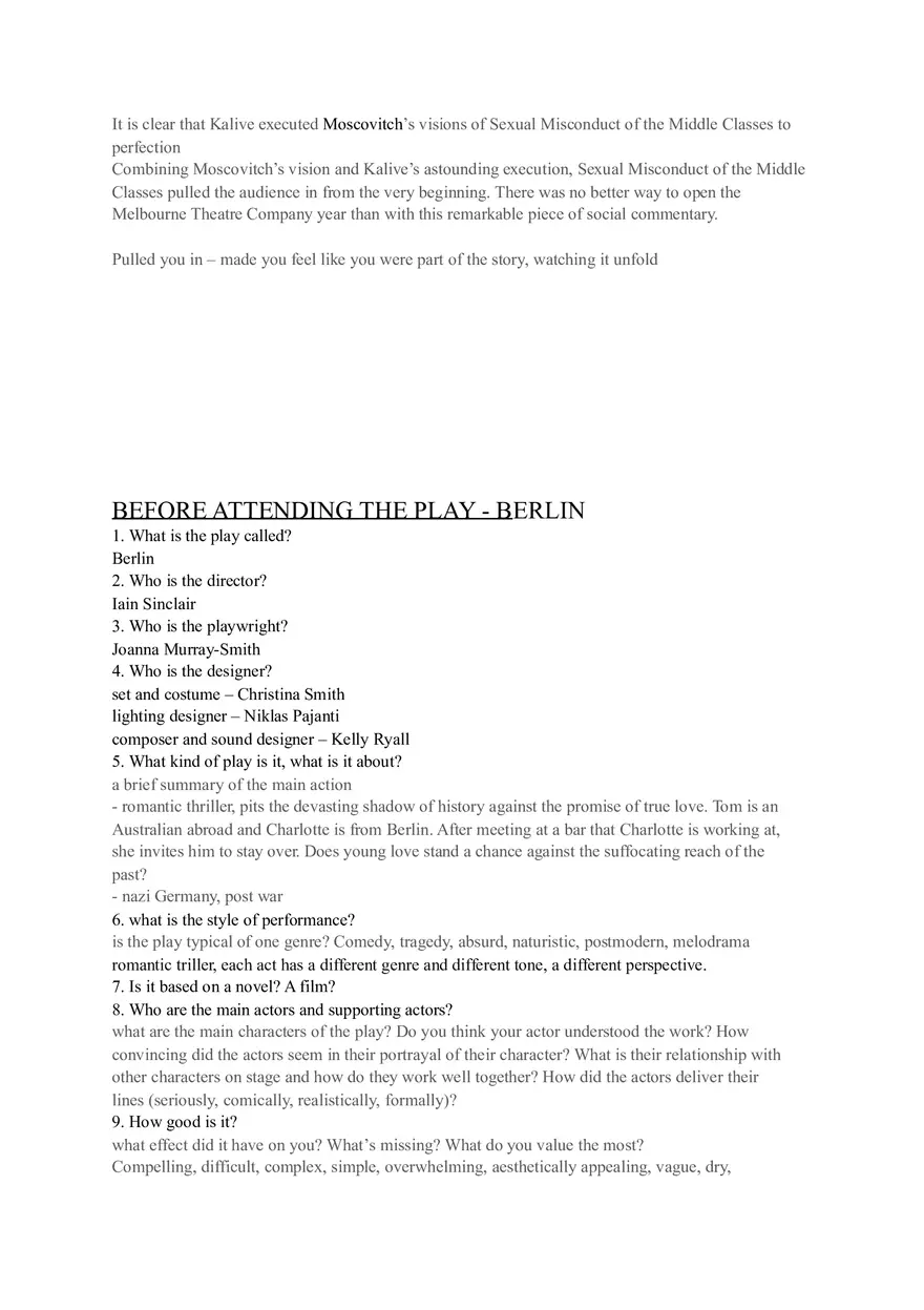 Theatre Review Template - Page 4