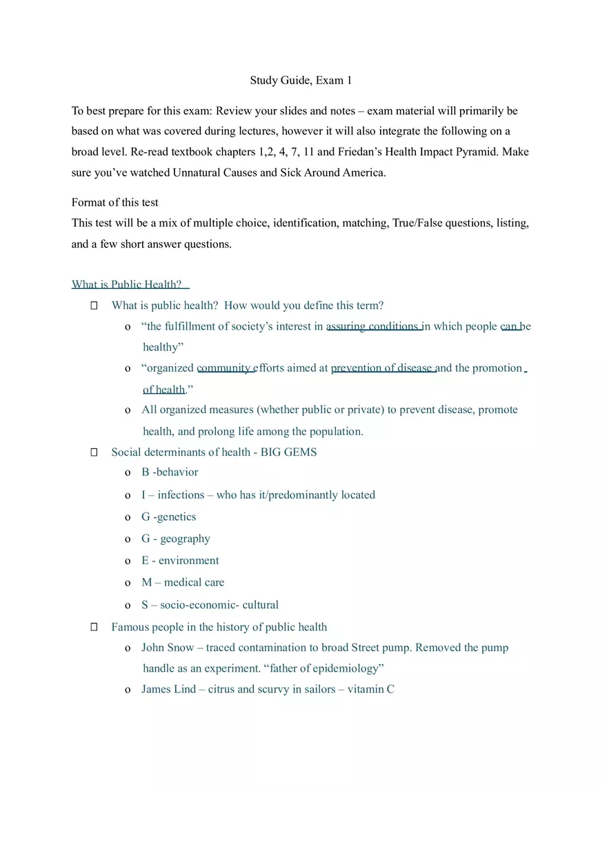 What is Public Health - Page 1