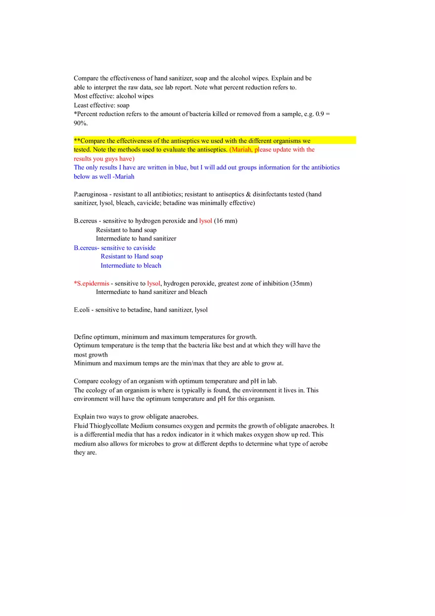 Relationship of Capsules with Virulence and Capsule Staining Techniques Lab - Page 5
