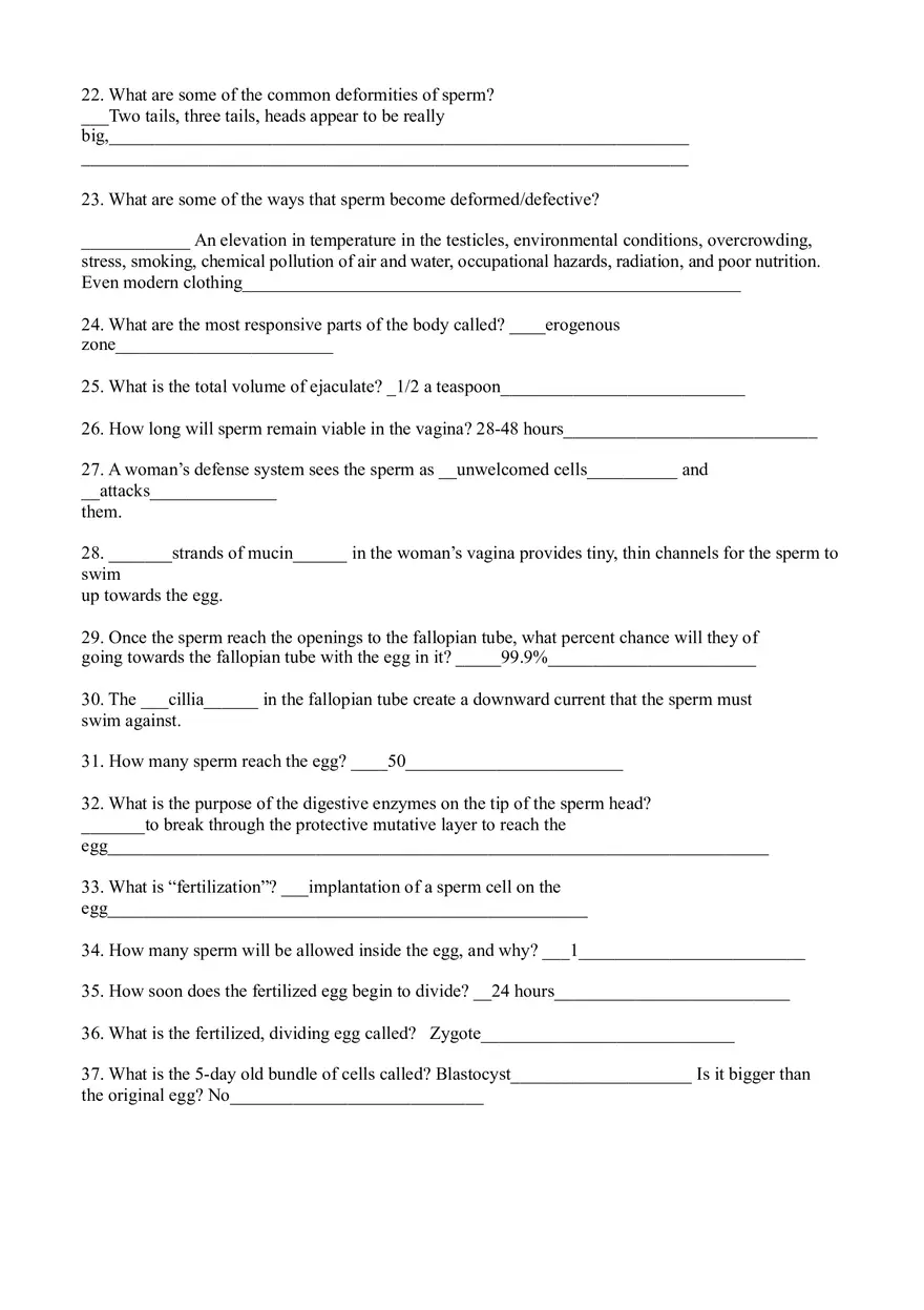 Basic Biology - Life and Reproduction - Page 3