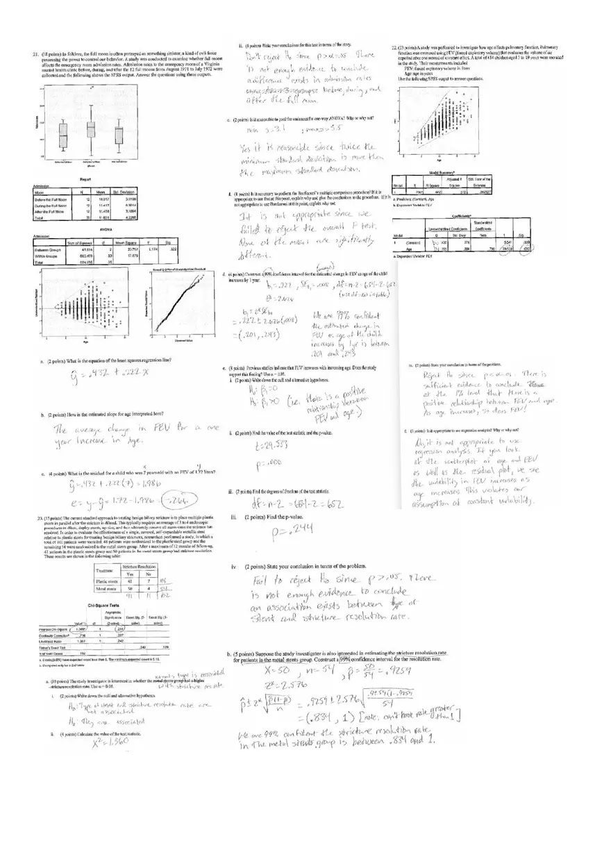 Cheat Sheet for Introduction to Biostatistics - Page 2