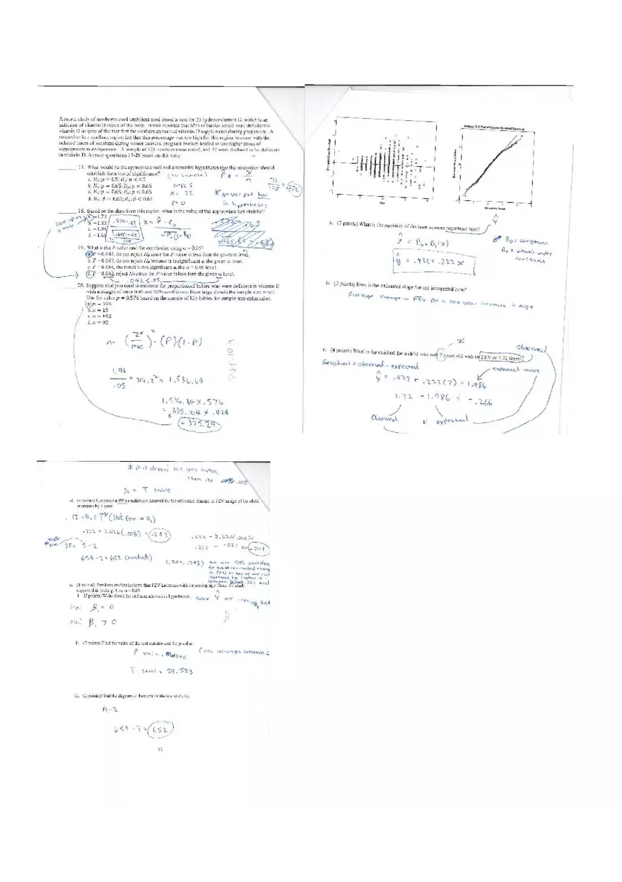 Cheat Sheet for Introduction to Biostatistics - Page 3