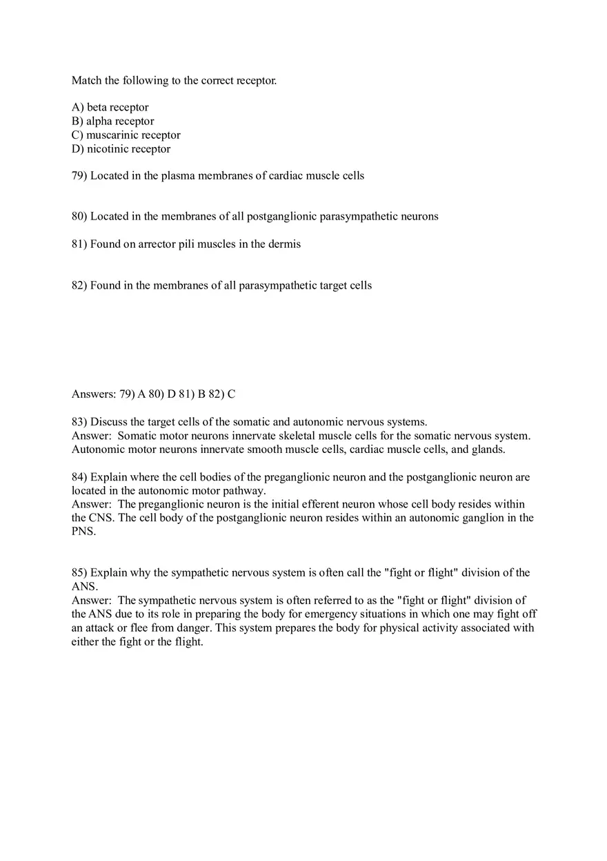 Autonomic vs. Somatic Nervous System - Key Differences and Reflex Arc Explained Part 2 - Page 6