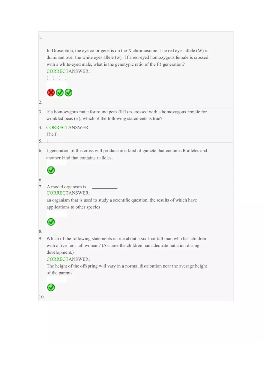 Mendel and the Gene First Group Dynamic Study Module - Page 1