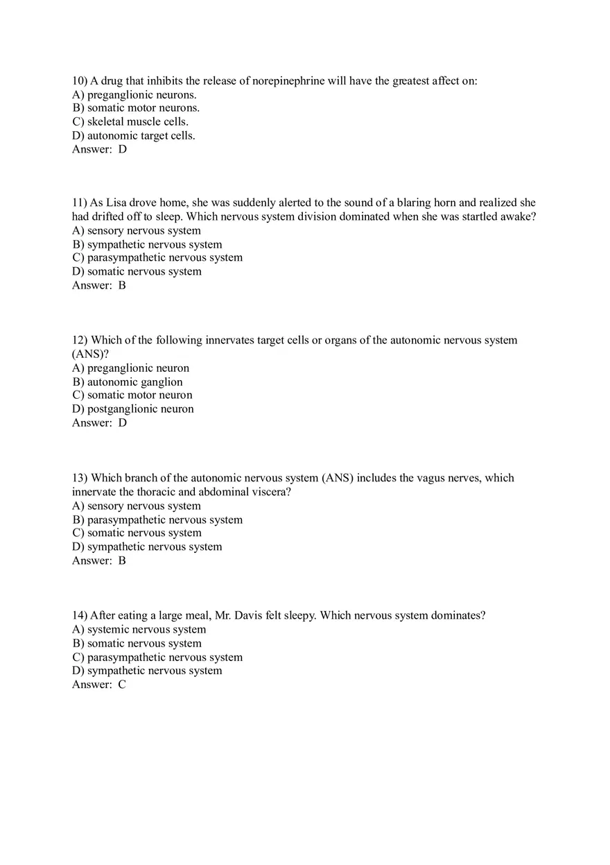 Autonomic vs. Somatic Nervous System - Key Differences and Reflex Arc Explained Part 1 - Page 3