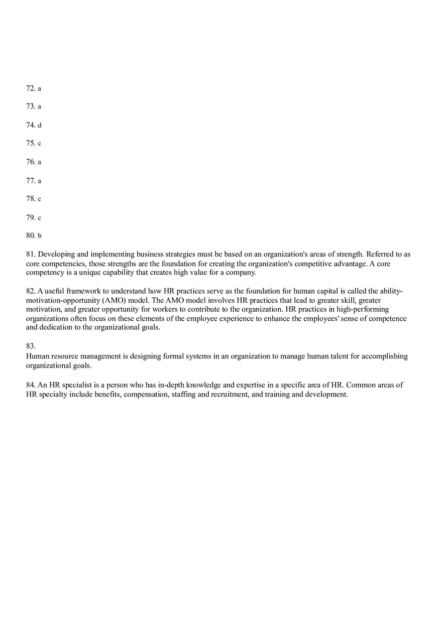 Test Bank and Solutions For Human Resource Management - Page 10