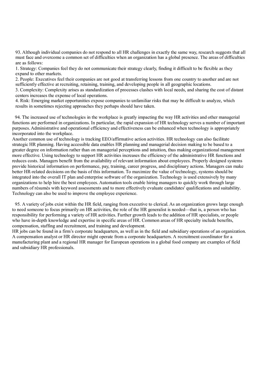 Test Bank and Solutions For Human Resource Management - Page 14
