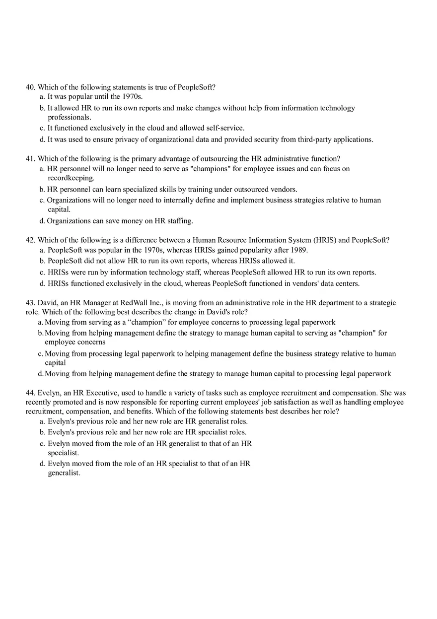 Test Bank and Solutions For Human Resource Management - Page 18