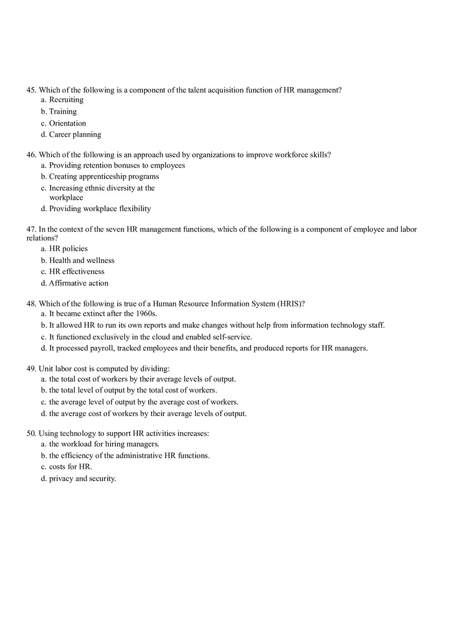 Test Bank and Solutions For Human Resource Management - Page 19