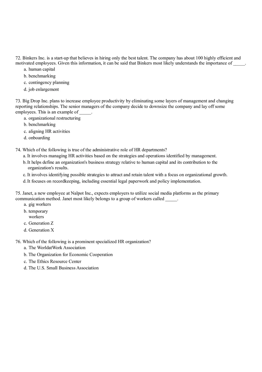 Test Bank and Solutions For Human Resource Management - Page 4