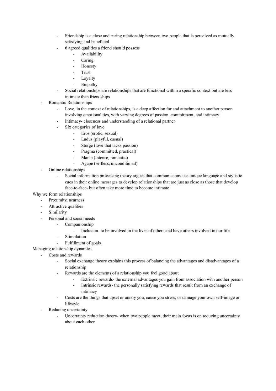 Introduction to Communication Reading Notes Ch 1-5 - Page 11