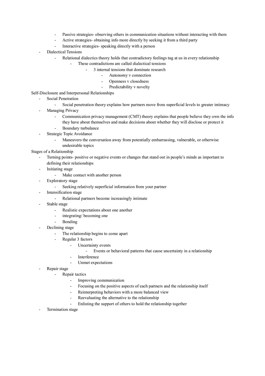 Introduction to Communication Reading Notes Ch 1-5 - Page 12