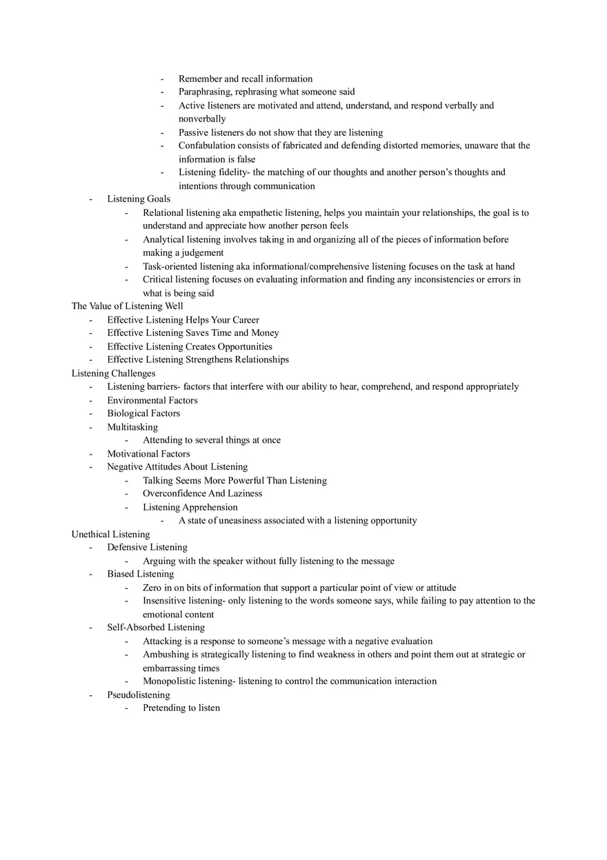 Introduction to Communication Reading Notes Ch 6-12 - Page 8