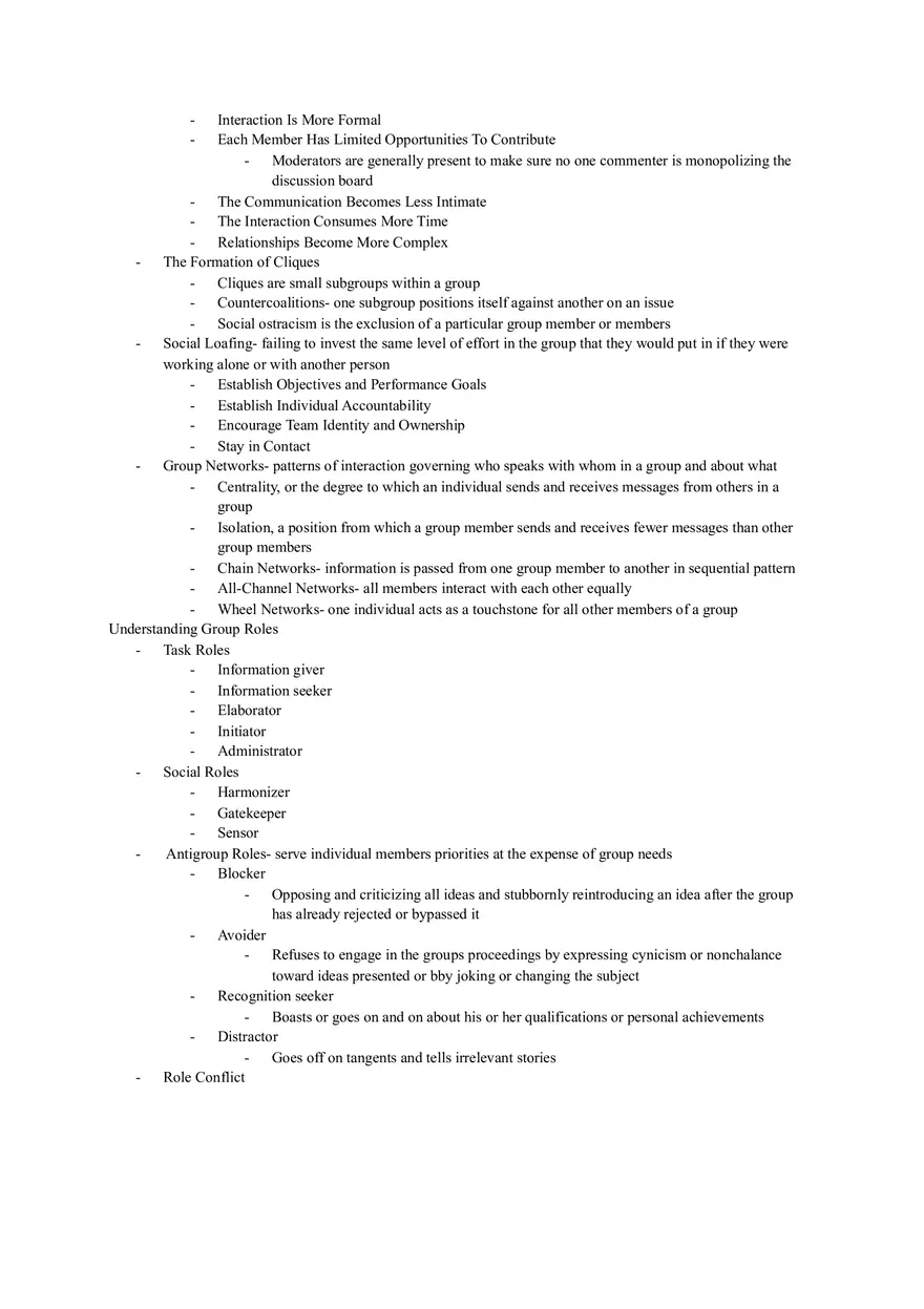 Introduction to Communication Reading Notes Ch 6-12 - Page 10