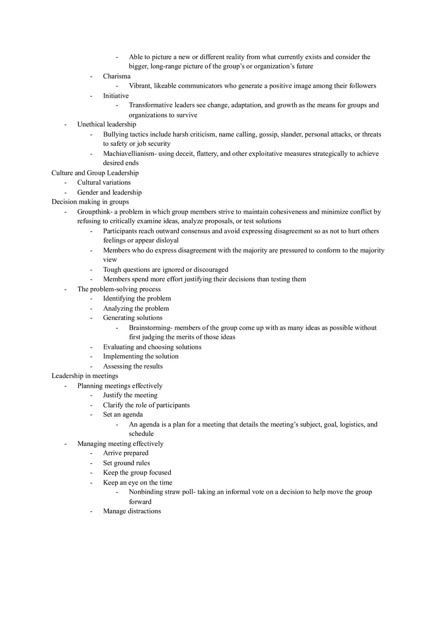 Introduction to Communication Reading Notes Ch 6-12 - Page 12