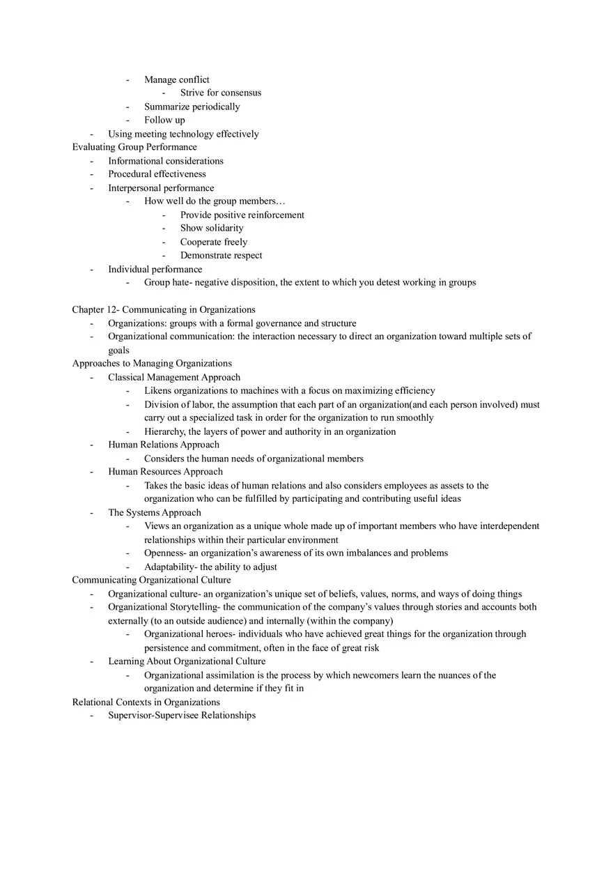 Introduction to Communication Reading Notes Ch 6-12 - Page 3