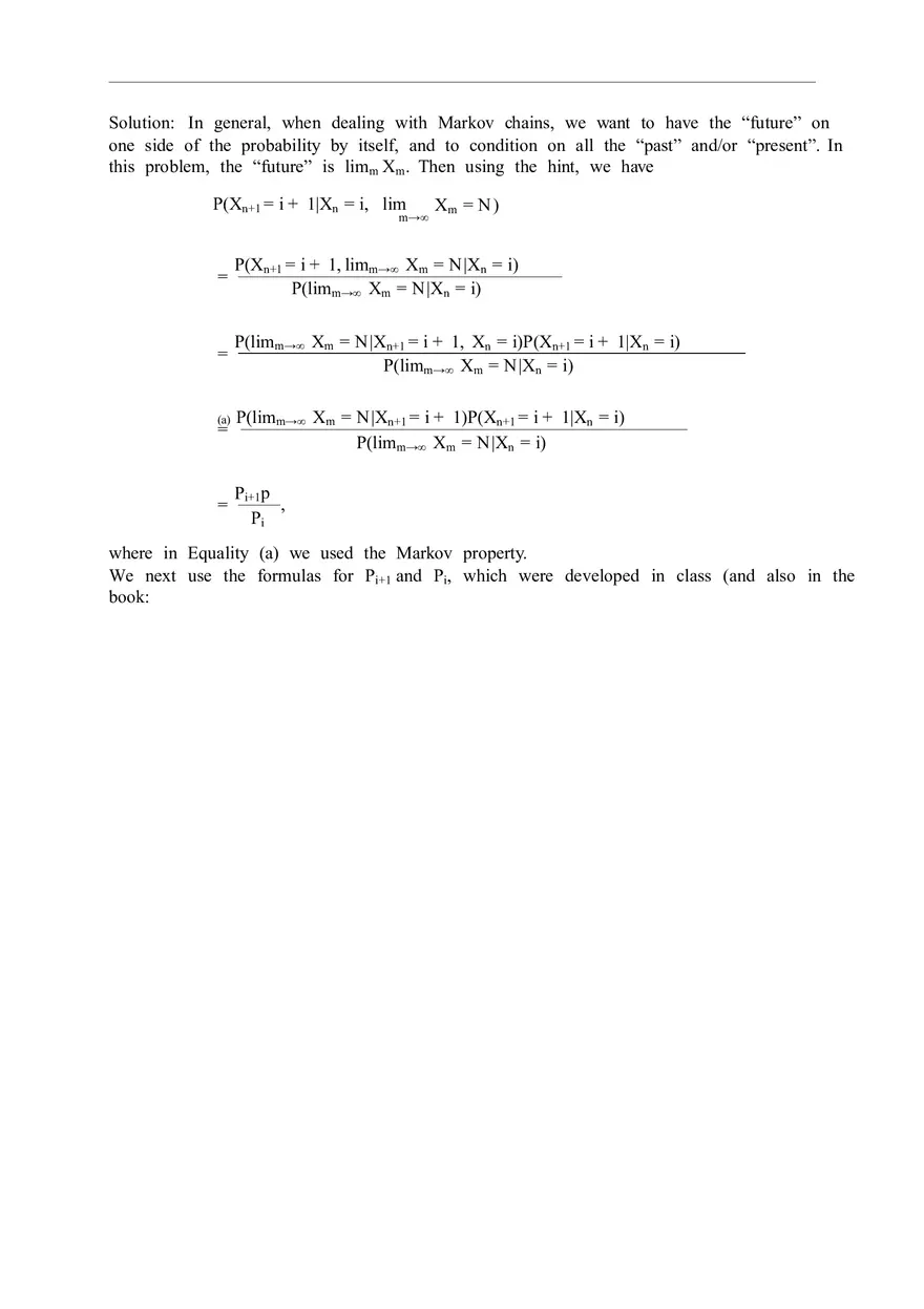Solutions to Homework Assignment - Stochastic Models And Simulation - Page 3