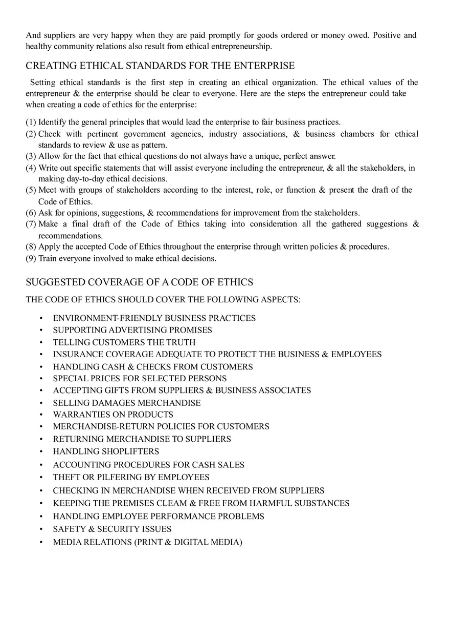 Ethical Standards in Entrepreneurship - Page 3