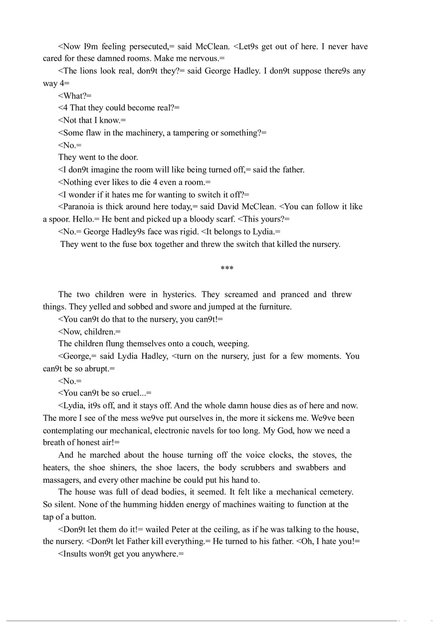 The Veldt (Full Text) - Page 12