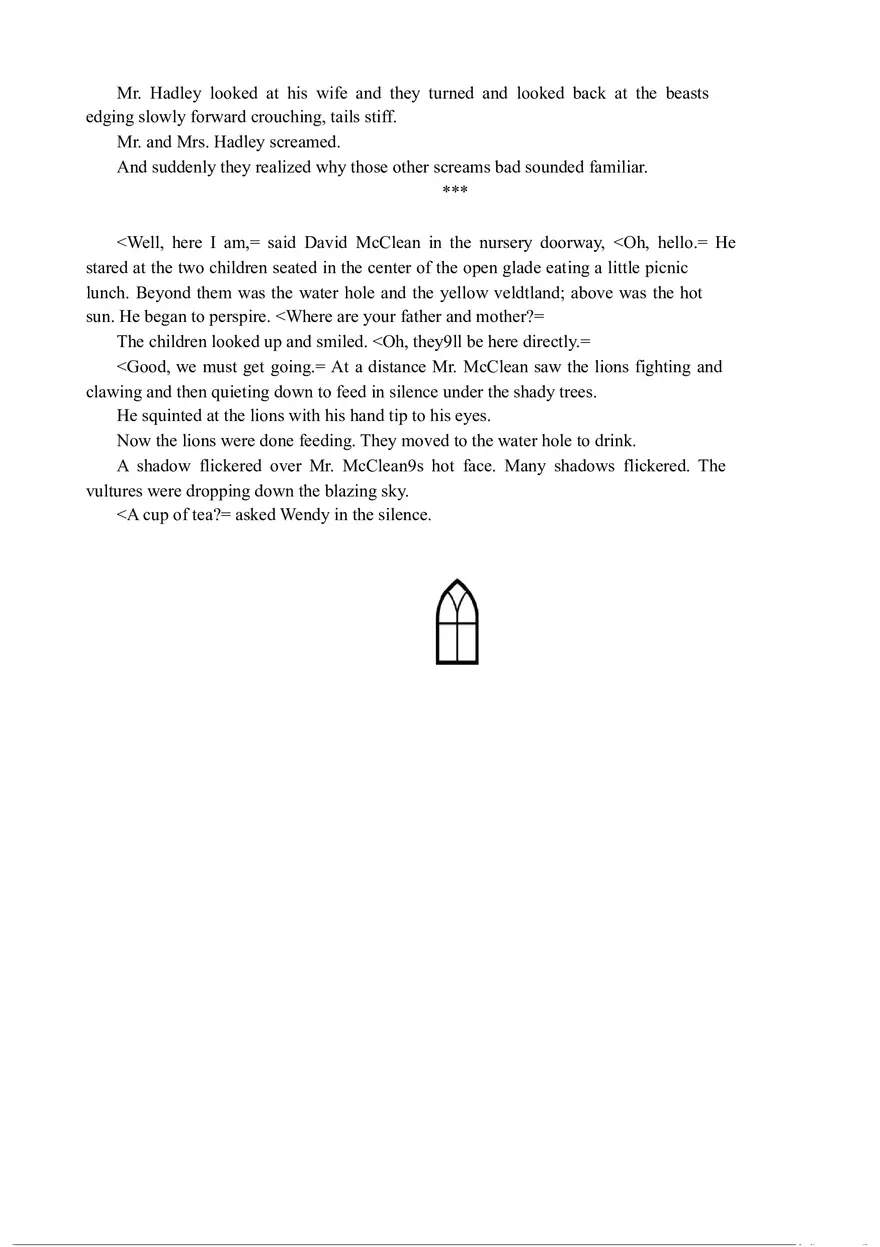 The Veldt (Full Text) - Page 4