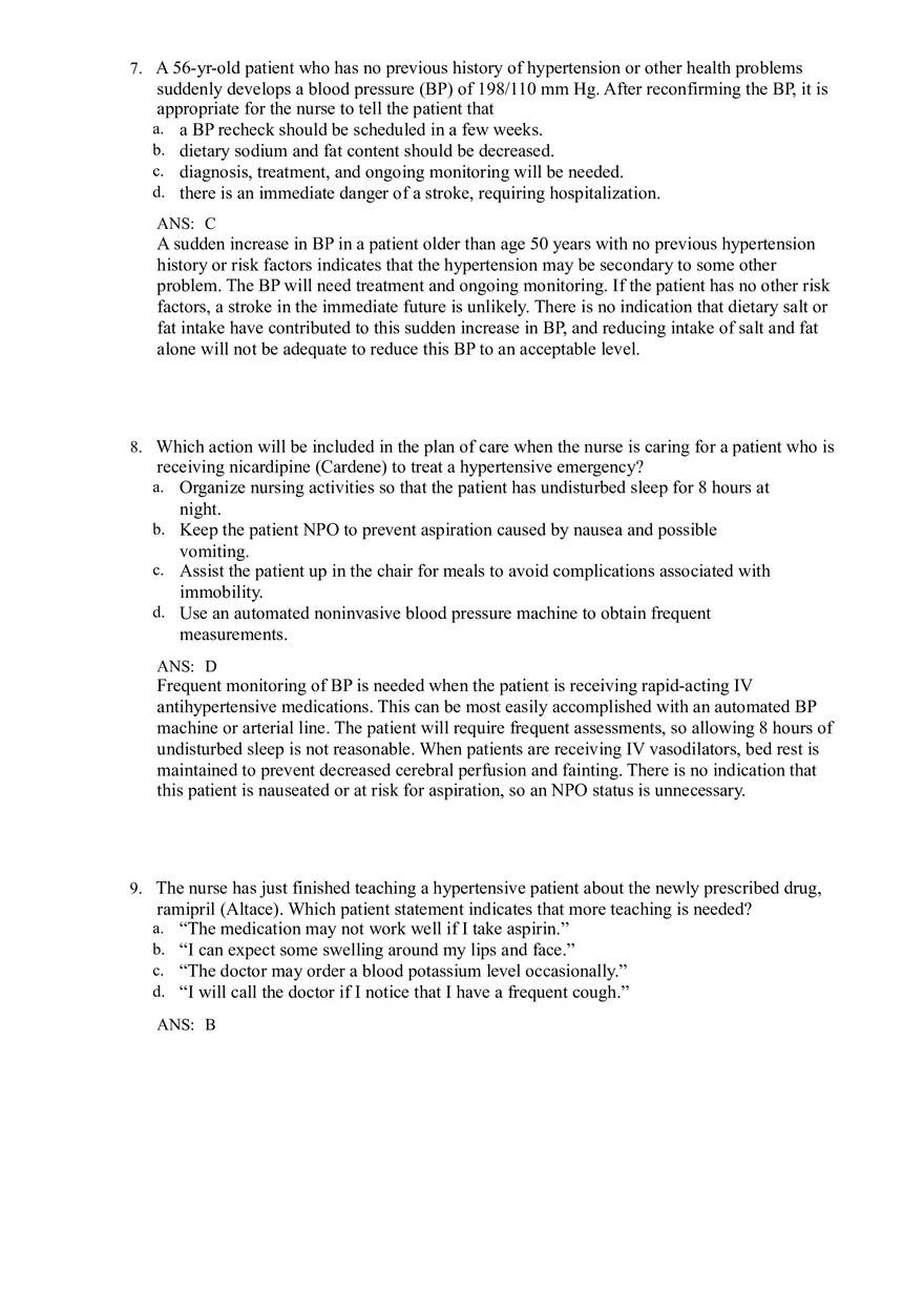 Accurate Blood Pressure Measurement and Lifestyle Changes for Prehypertension Management - Page 3
