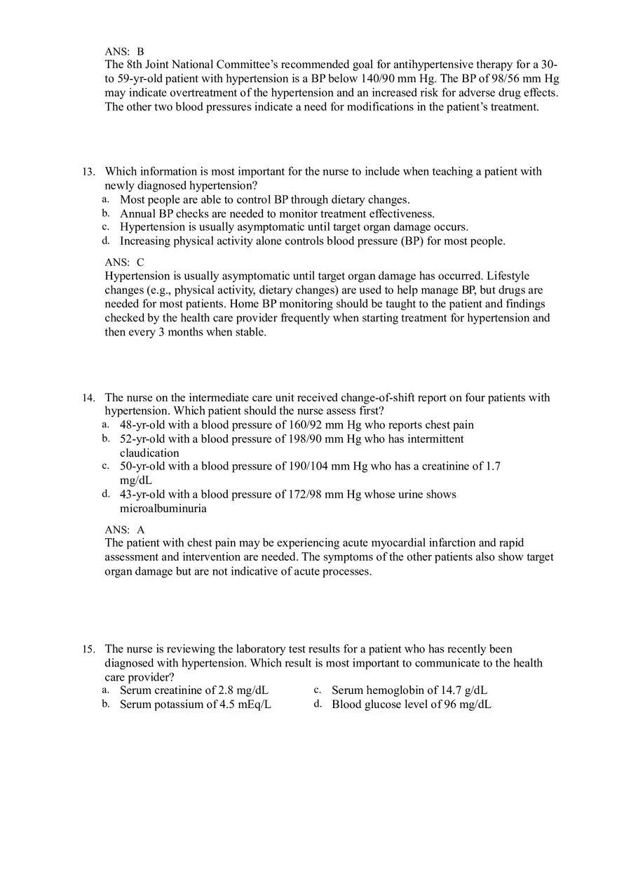 Accurate Blood Pressure Measurement and Lifestyle Changes for Prehypertension Management - Page 5