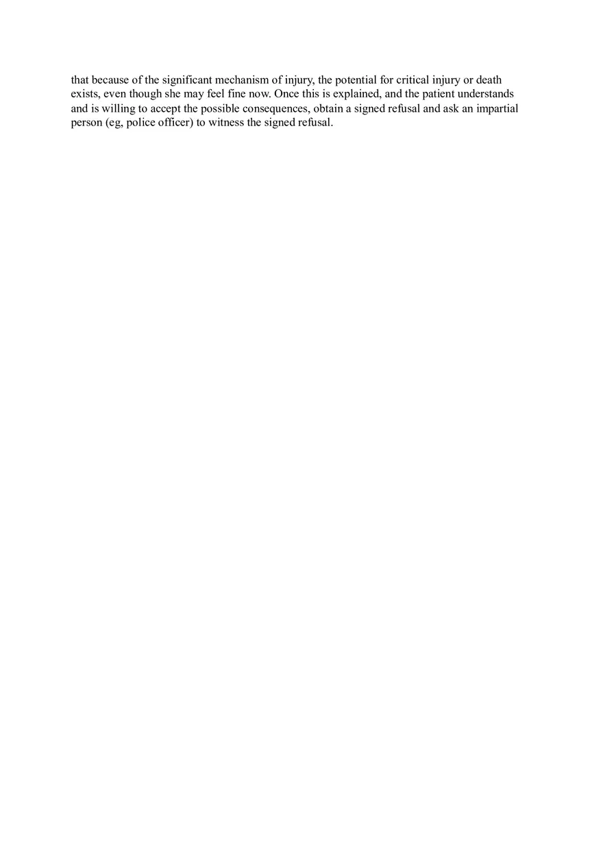 Treatment for a Stab Wound with Impaled Object and Cardiac Arrest Answer Key - Page 5