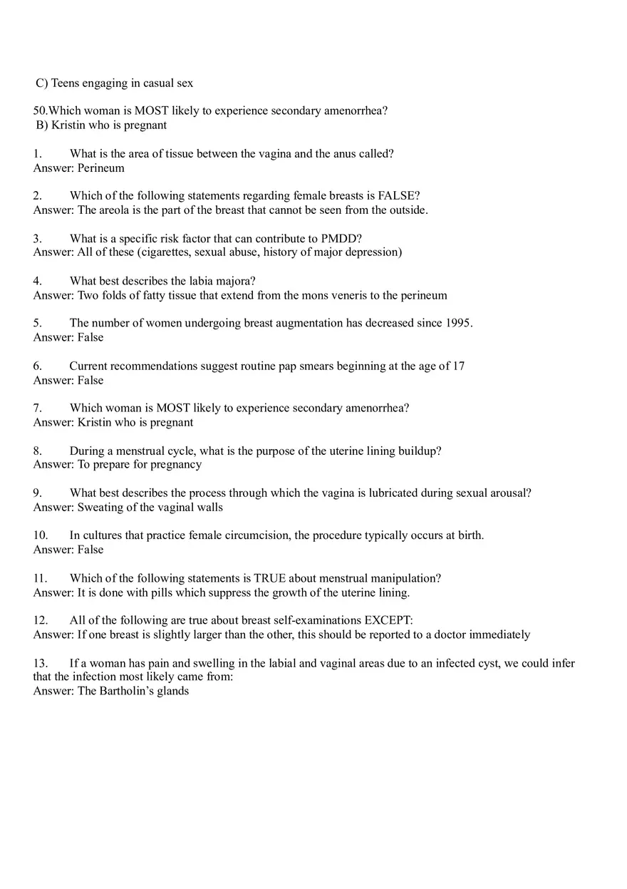Understanding Menstrual Health - Menstrual Manipulation, PMDD Risk Factors Part 2 - Page 2