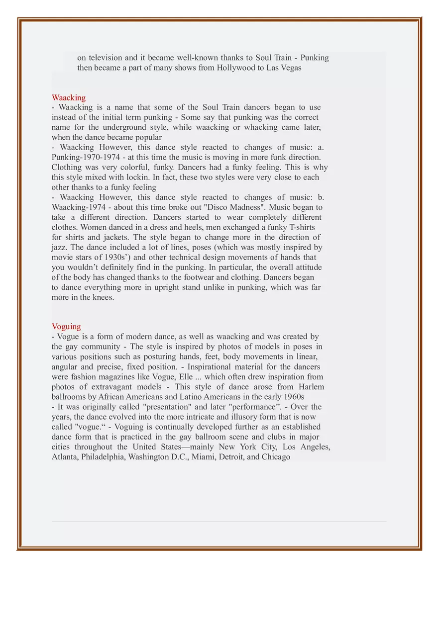 Hip-hop Dance Styles - Page 7